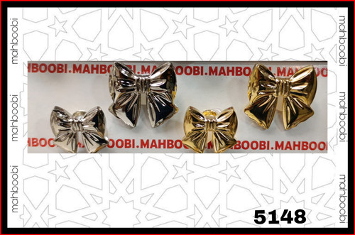 دکمه 2 سایز طرح پاپیونی مدل ابکاری کد 5148 بسته 160 عددی
